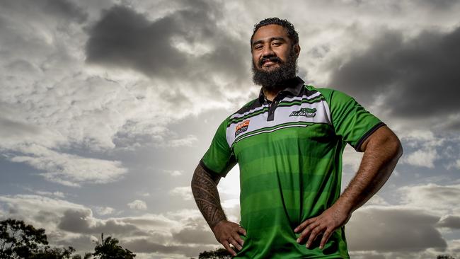 Former Australian Schoolboys rep and cousin of NZ Rugby League legend Manu Vatuvei has signed on to play at the PBC Alleygators rugby club. Picture: Jerad Williams