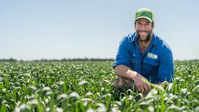 Dan Hayllor says drilling has not affected his crops