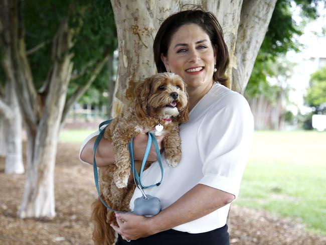 PetCloud CEO and founder Deb Morrison with her caboodle Milly. Picture: Tertius Pickard