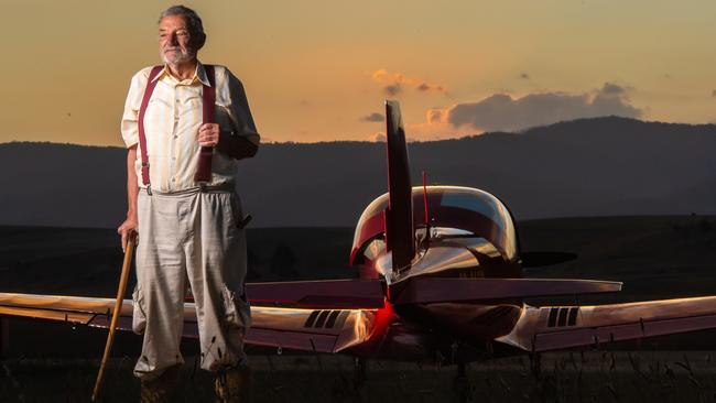 Ben Buckley, 83, earned a reputation as one of Australia's most eccentric politicians. Picture: Jason Edwards