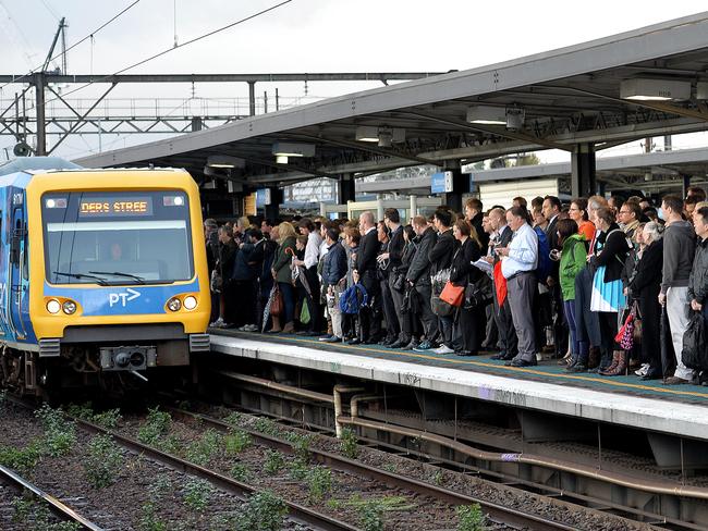 Passengers hoping #trainageddon will end today. Picture: Nicole Garmston