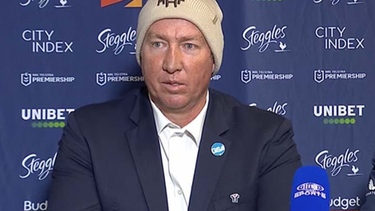 Trent Robinson in his post match press conference