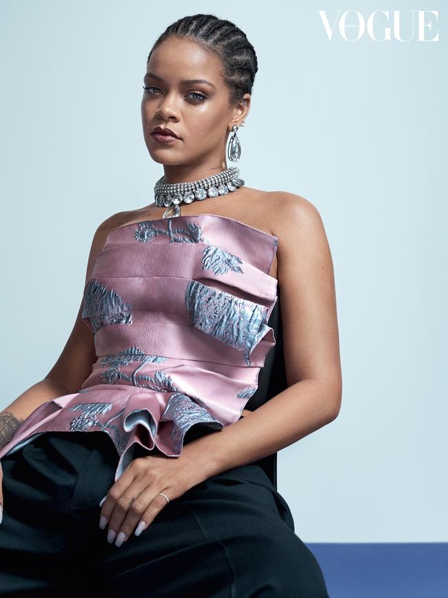 Rihanna has been recruited as an ambassador for the Global Partnership for Education. Picture: Vogue Australia May issue