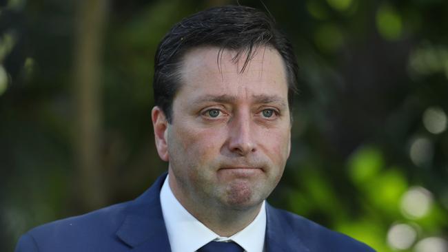 Matthew Guy’s relationship with Smith’s relationship is said to have soured. Picture: David Crosling