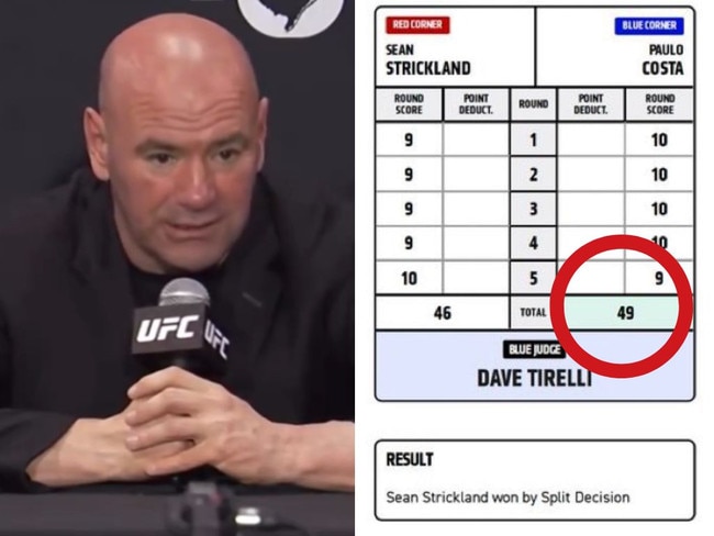 Dana White blows up over judges card