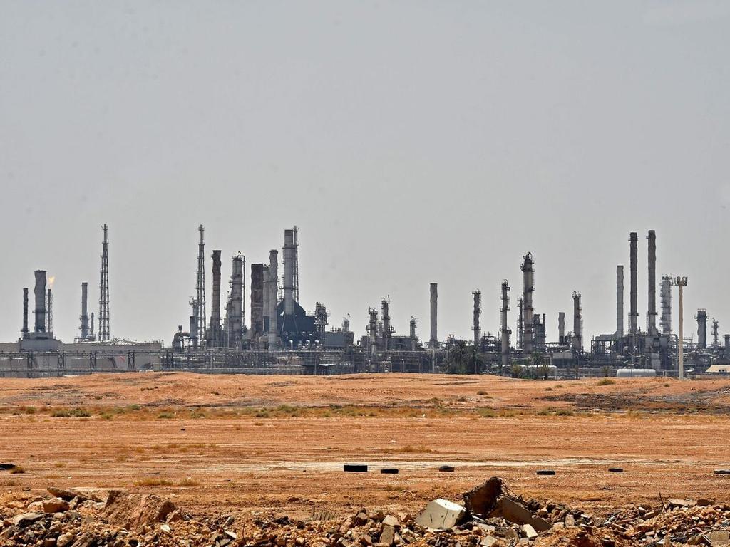 An Aramco oil production facility near Riyadh, Saudi Arabia. A recent attack in the country slashed oil production by half. Picture: Agence France-Presse-Getty Images