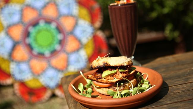 Mandala Organic Arts cafe at Mermaid Beach.