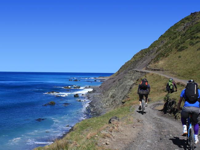 The spectacular NZ coastline is now accessible by bike. Picture: Lonely Planet.