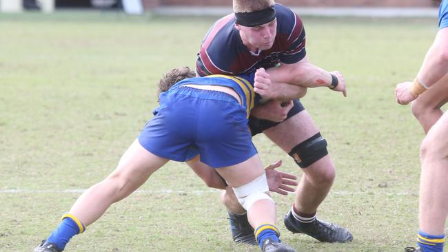 The Southport School vs. Toowoomba Grammar School firsts GPS rugby. Played on The Village Green.27 July 2024 Southport Picture by Richard Gosling