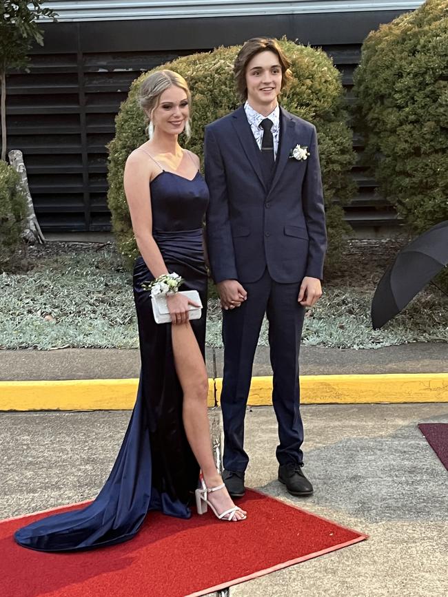 The students of St Mary's College celebrate their formal at the Brolga Theatre on Friday.