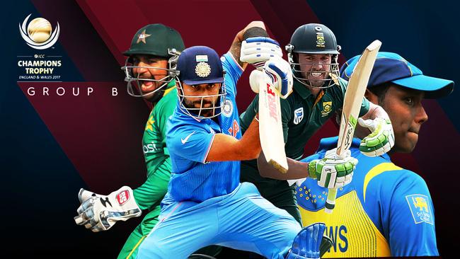 Sarfraz Ahmed, Virat Kohli, AB de Villiers and Angelo Mathews captain the four sides in Group B.
