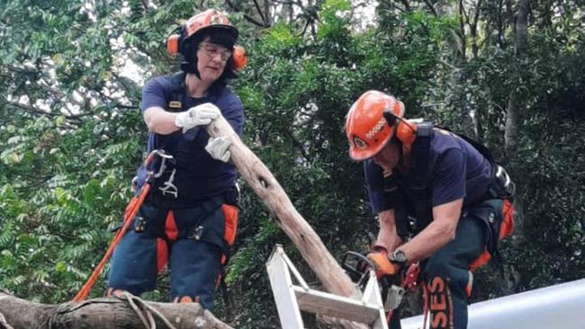 CALLED TO ACTION: On Tuesday March 9, members of the SES Lismore City Unit assisted residents across Goonellabah, Clunes and Richmond Hill after a vicious storm caused trees to crashed onto houses and across roads. File Photo.