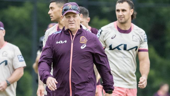 Brisbane Broncos training at Red Hill - Coach Kevin Walters, Monday, May 15, 2023 - Picture: Richard Walker