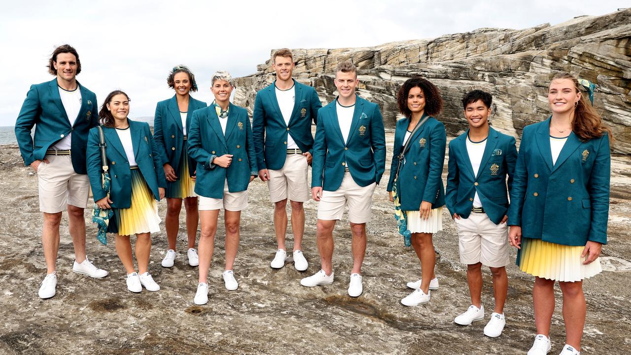 The Opening Ceremony Uniform for the Aussies. (Photo by Matt King/Getty Images)