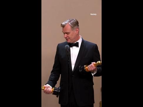 Christopher Nolan plans to use both his Oscars as 'dumb-bells'