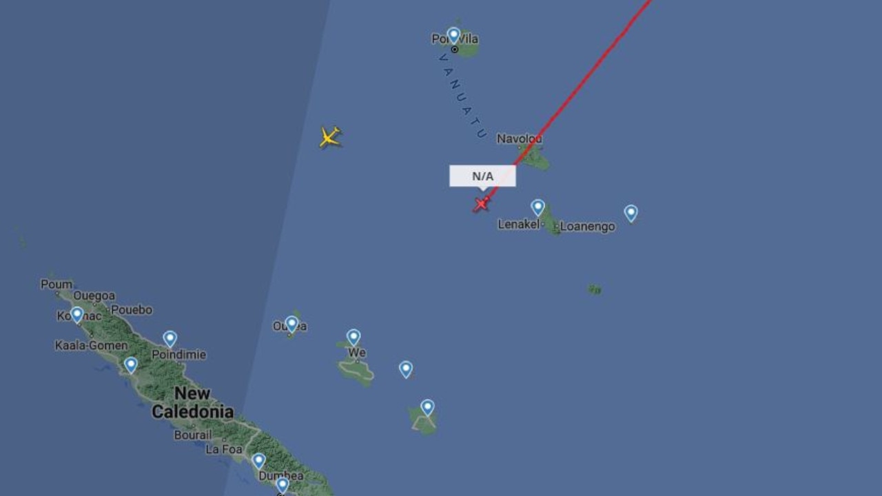 A private jet of the same type as Swift’s has been tracked heading from Hawaii to Sydney on Thursday morning. Picture: FlightRadar24