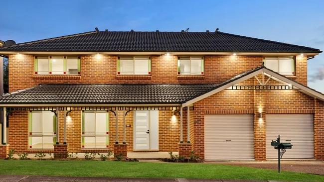 A five-bedroom home in Quakers Hill that Sun purchased for $730,000 in 2014 and sold for $1.2 million in 2021.