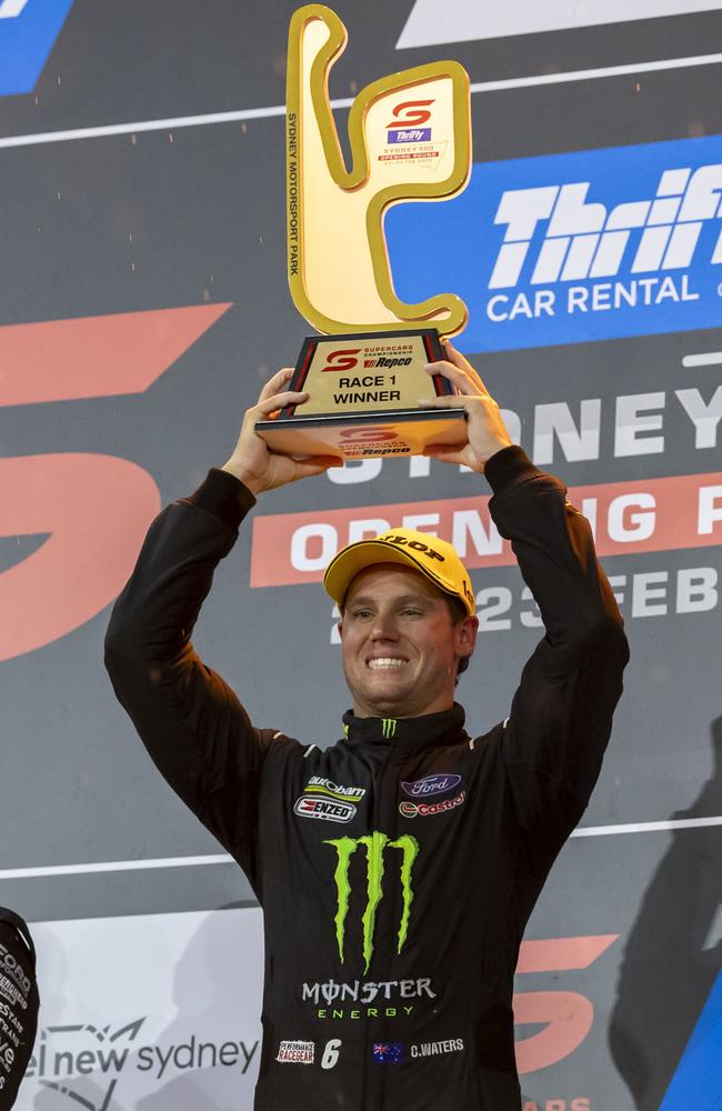 Waters made a blistering start to the Supercars championship, winning the opening three races at Sydney Motorsport Park. Picture: Supplied