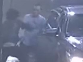 A massive manhunt is under way and an Uber driver has been left traumatised after a horror cra jacking in Sydney’s sestern suburbs. The 48-year-old rideshare driver was washing his car about 3.30am Tuesday at a 24-hour sefl-seervice car wash on Atchison Rd in Macquarie Fields, in Sydney’s west, when three people armed with weapons approached the man. , “Two left in his car, taking his mobile phone and wallet, while a third followed on a scooter,” police said in a statement. Picture: Ten News