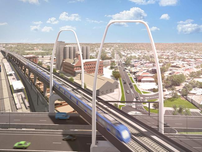 Melbourne airport rail renders\Ballarat Rd