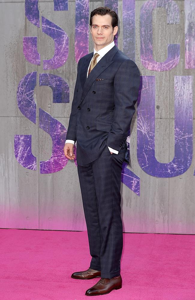 Henry Cavill attends the European Premiere of “Suicide Squad” at the Odeon Leicester Square on August 3, 2016 in London, England. Picture: Getty