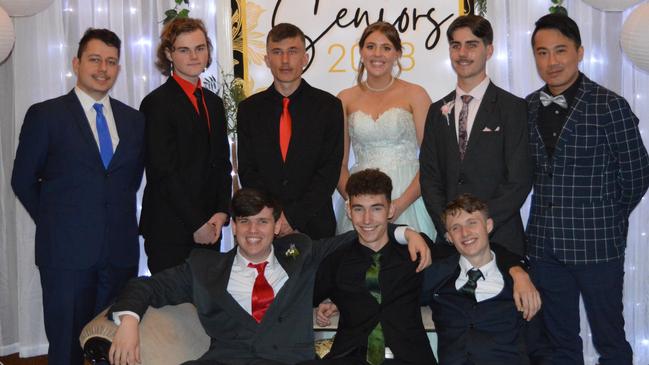 The Maths Methods Class enjoys the Nanango State High School 2023 formal on the night of Friday September 8, 2023.