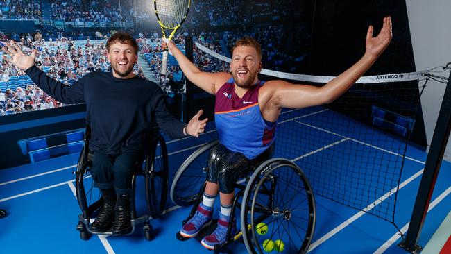 Dylan’s wax figure will be in great company in the Madame Tussauds’ Sports zone – alongside the likes of Sally Pearson, Shane Warne, Glenn McGrath, Dawn Fraser, Tim Cahill and Lleyton Hewitt. Picture: NCA NewsWire/David Swift