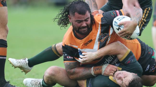 David Fifita in action for The Entrance. Picture: Sue Graham