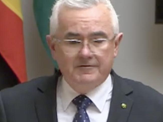 26/03/2024 MP Andrew Wilkie speaking in the Federation Chamber about drugs in AFL.