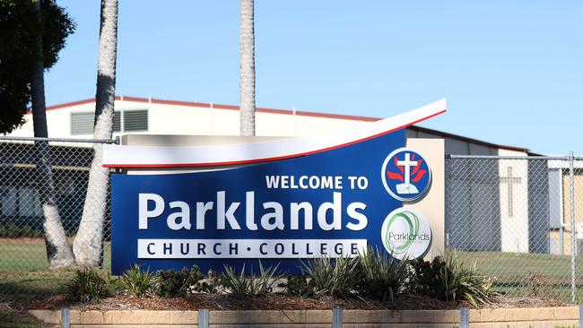 A 19-year-old cleaner who worked at Parklands Christian College tested positive for coronavirus. Picture: Tara Croser.