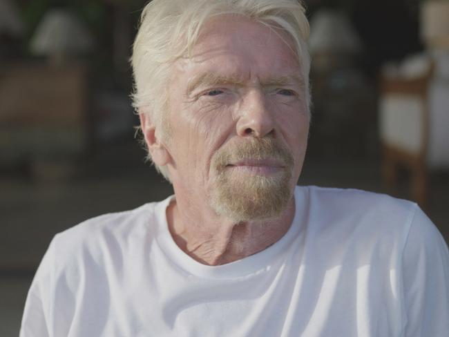 Supplied images of Richard Branson for Branson doco series screening on BINGE. Picture: BINGE/HBO