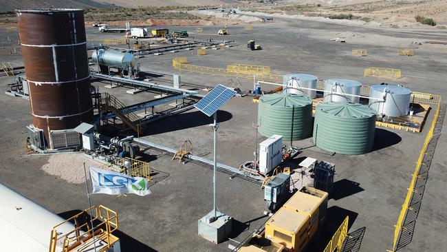 NeuRizer's gas field site at Leigh Creek in South Australia. Picture: Supplied