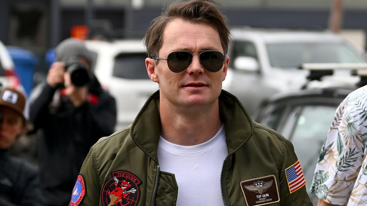 Patrick Dangerfield as Top Gun. Picture: Morgan Hancock/AFL Photos