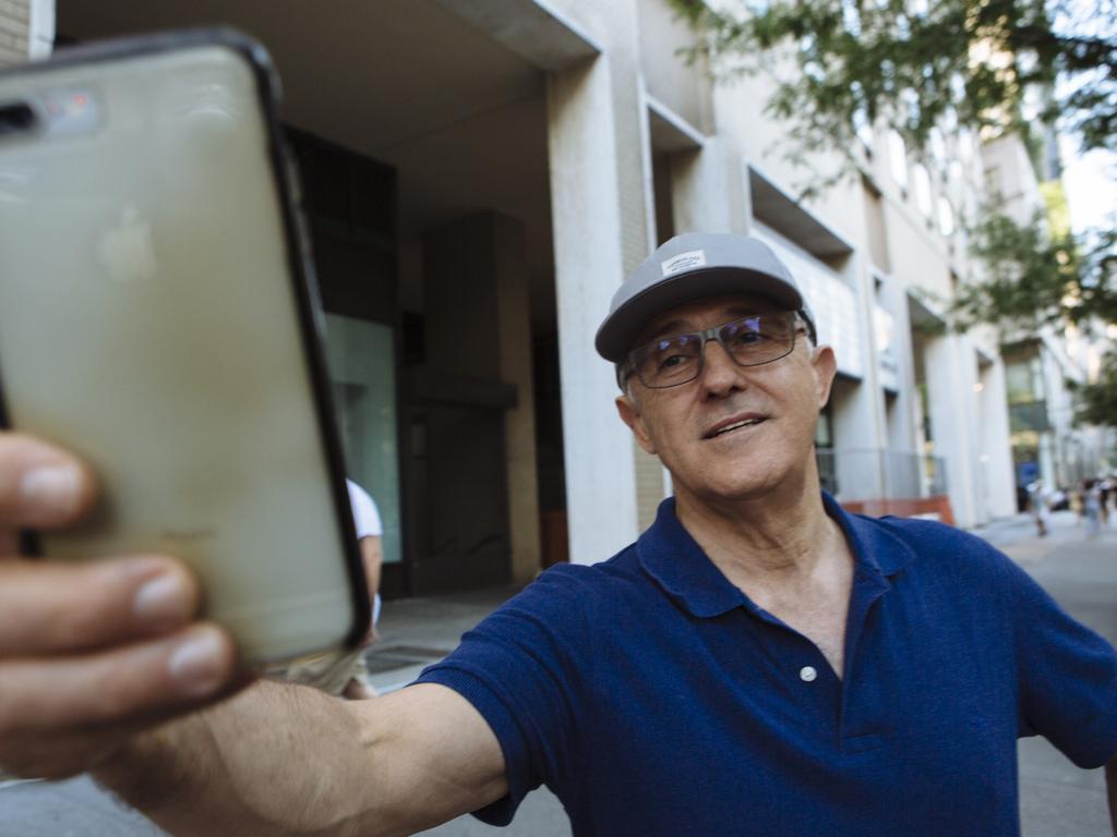 Malcolm Turnbull in Manhattan, New York. The Former Australian Prime Minister and wife Lucy flew to the Big Apple soon after the leadership spill.