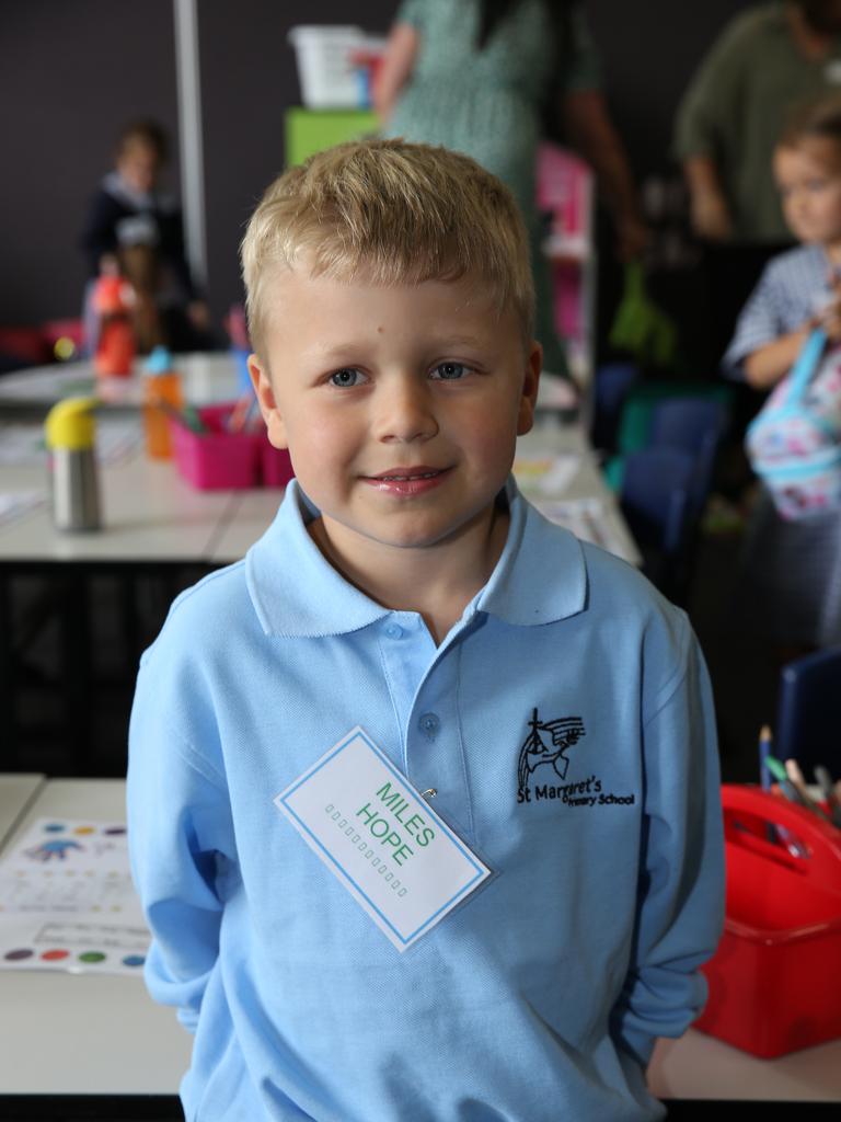 Miles Hope. St Margaret’s school welcomed around 43 prep students today. Picture: Peter Ristevski