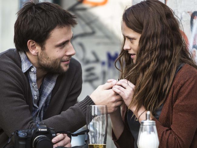 Andi (Max Riemelt) and Clare (Palmer) in a scene from Berlin Syndrome. Picture: Entertainment One Films