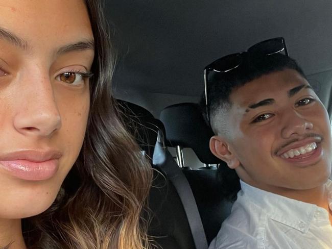 Taylor Piliae and Pele Faletolu were looking forward to the birth of their baby. Picture: Instagram