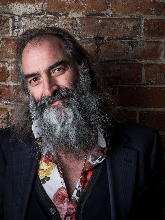 Warren Ellis in Hobart in 2019, where his band Dirty Three was performing at Dark Mofo festival. Picture: Chris Crerar