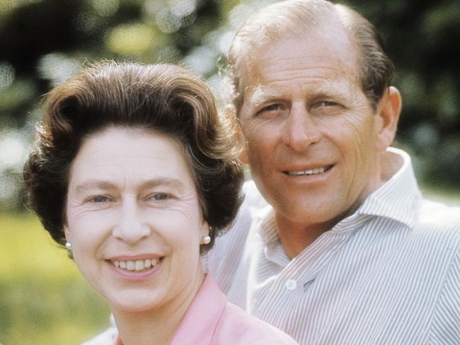 The Queen and the Duke of Edinburgh at Balmoral Castle, Scotland, during the Royal Family's annual summer holiday in 1972. Picture: Getty