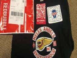 Hells Angels has been awarded a $78k payout by Redbubble. Picture: Federal Court