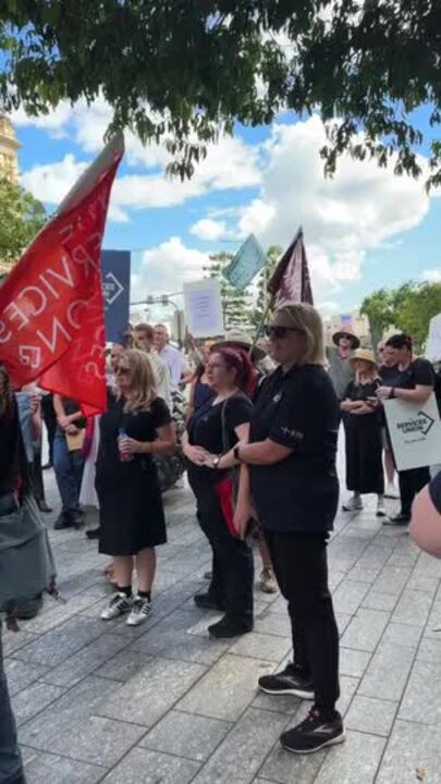 Brisbane Council workers rally amid pay dispute