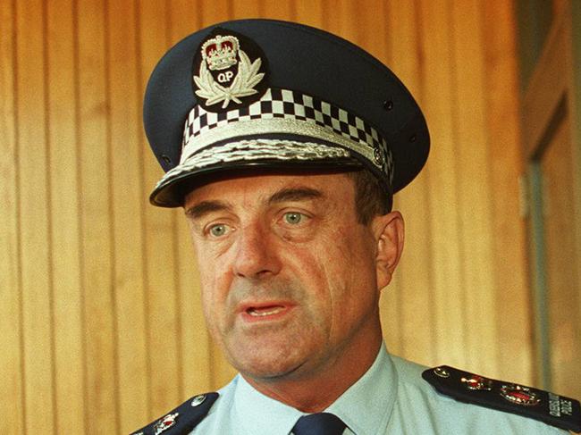 Carruthers CJC inquiry Qld Police Commissioner Jim O'Sullivan. 21/5/96 headshot queensland police 35/CC/5551