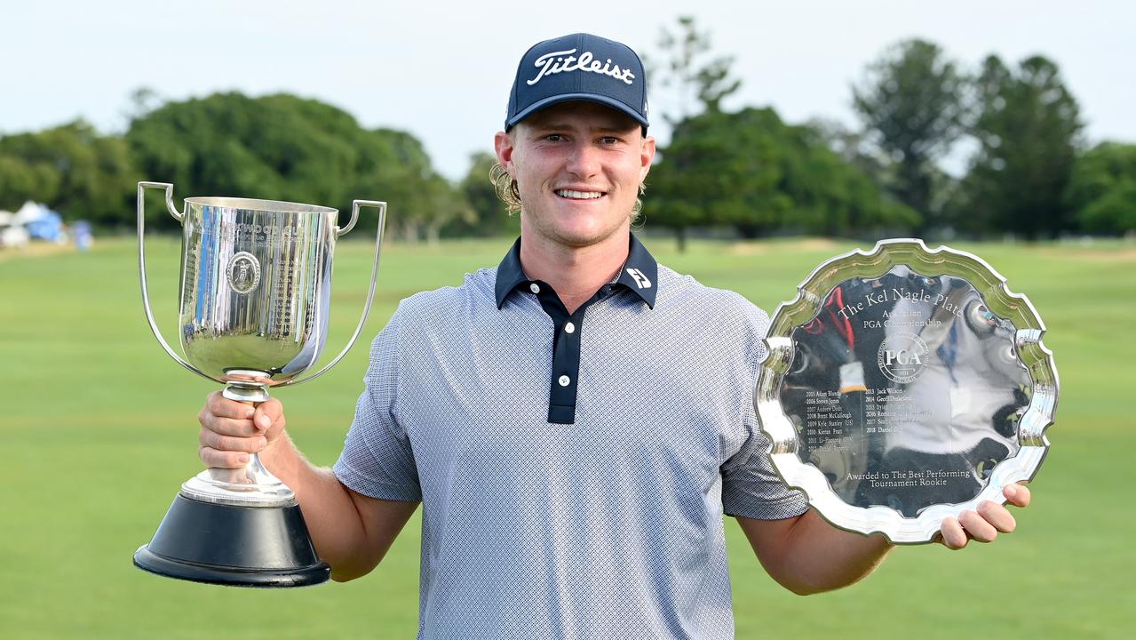 Jed Morgan won the Australian PGA Championship in January. Picture: Bradley Kanaris/Getty Images