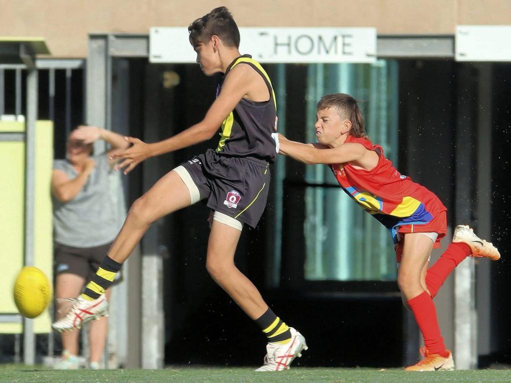 Hermit Park Tigers junior Aussie rules star Ashton Catalano. Picture: John Zohn.