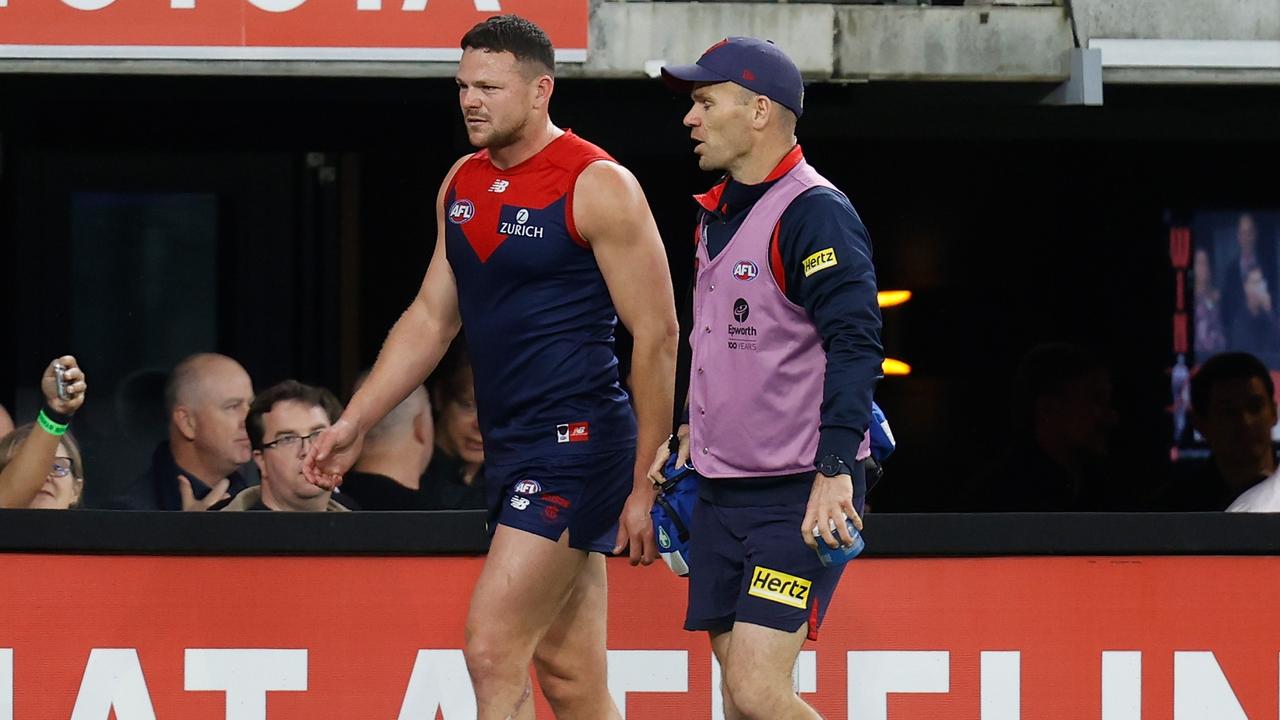 May is playing in the first finals series of his 11-year AFL career. Picture: Michael Willson / AFL Photos via Getty Images