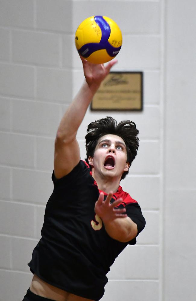 GPS Firsts Volleyball between Terrace and BSHS. Saturday March 4, 2023. Picture, John Gass