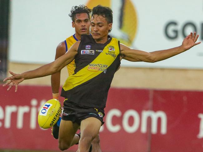 Nightcliff young gun Andy Moniz-Wakefield. Picture: Glenn Campbell