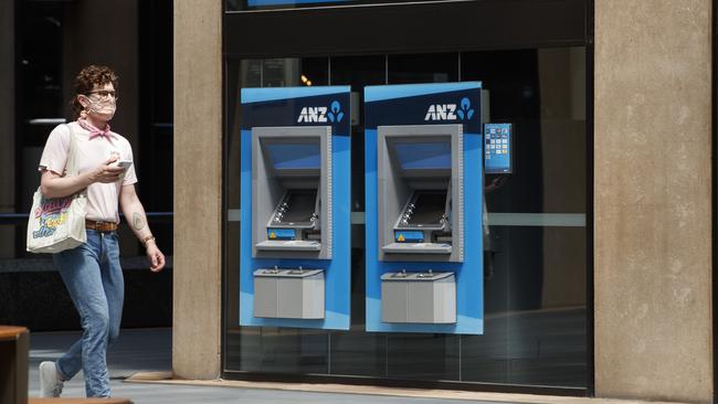 MELBOURNE, AUSTRALIA - NewsWire Photos FEBRUARY 5, 2021: An ANZ bank in Melbourne CBD. CPicture: NCA NewsWire / David Geraghty