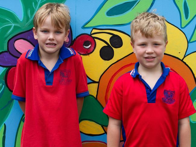 Sharon State School <br/>From left: Adrian Burrows and Quinn Power.