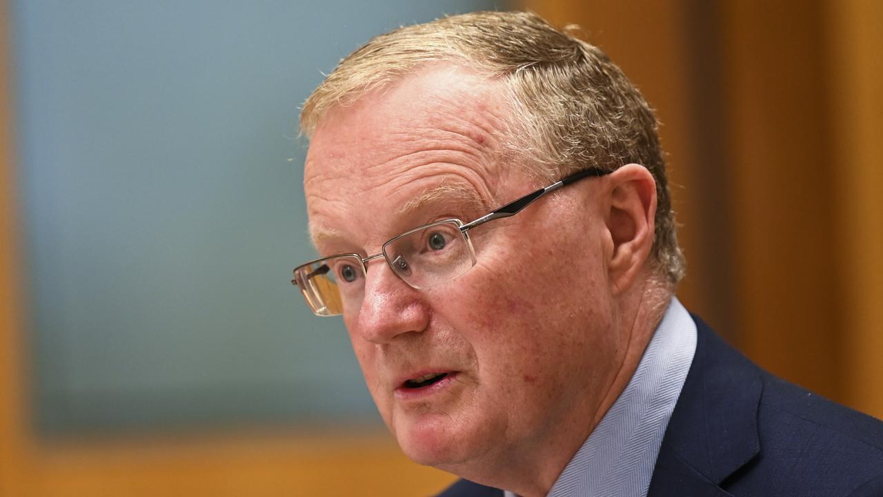 Reserve Bank governor Philip Lowe. Picture: Martin Ollman